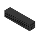 WEIDMULLER - Morsetto per circuito stampato, 320 V, 24 A, Passo in mm: 5.00, 2.5 mm², Numero di poli: 13, PUSH IN senza attuatore, Collegamento a saldare THT, 90°,