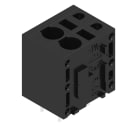 WEIDMULLER - Morsetto per circuito stampato, 320 V, 24 A, Passo in mm: 5.08, 2.5 mm², Numero di poli: 2, PUSH IN, Collegamento a saldare THT, 180°, Box