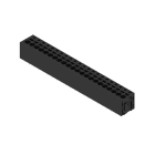 WEIDMULLER - Morsetto per circuito stampato, 320 V, 24 A, Passo in mm: 5.08, 2.5 mm², Numero di poli: 22, PUSH IN, Collegamento a saldare THT, 180°, Box
