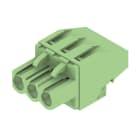 WEIDMULLER - Connettore PCB (collegamento del conduttore), 320 V, 23 A, Passo in mm: 5.08, 4 mm², Numero di poli: 3, Collegamento a vite, Box
