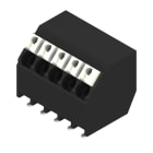 WEIDMULLER - Morsetto per circuito stampato, 160 V, 12 A, Passo in mm: 3.50, 1.5 mm², Numero di poli: 5, PUSH IN con attuatore, Collegamento a saldare SMD, 135°, T