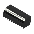 WEIDMULLER - Morsetto per circuito stampato, 160 V, 12 A, Passo in mm: 3.50, 1.5 mm², Numero di poli: 10, PUSH IN con attuatore, Collegamento a saldare SMD, 135°,