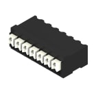 WEIDMULLER - Morsetto per circuito stampato, 160 V, 17.5 A, Passo in mm: 3.50, 1.5 mm², Numero di poli: 7, PUSH IN con attuatore, Collegamento a saldare SMD, 90°,