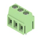 WEIDMULLER - Morsetto per circuito stampato, 320 V, 17.5 A, Passo in mm: 5.00, 2.5 mm², Numero di poli: 3, Collegamento a vite, Collegamento a saldare THT, 90°, Bo