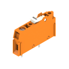 WEIDMULLER - Morsetto per circuito stampato, 250 V, 32 A, Passo in mm: 5.08, 6 mm², Numero di poli: 1, Collegamento a vite, Collegamento a saldare THT, 90°, Box
