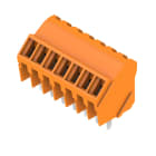 WEIDMULLER - Morsetto per circuito stampato, 160 V, 16 A, Passo in mm: 3.50, 2.08 mm², Numero di poli: 7, Collegamento a vite, Collegamento a saldare THT, 135°, Bo