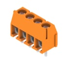 WEIDMULLER - Morsetto per circuito stampato, 160 V, 17.5 A, Passo in mm: 3.50, 1.5 mm², Numero di poli: 4, Collegamento a pressione con staffa, Collegamento a sald