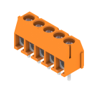 WEIDMULLER - Morsetto per circuito stampato, 160 V, 17.5 A, Passo in mm: 3.50, 1.5 mm², Numero di poli: 5, Collegamento a pressione con staffa, Collegamento a sald