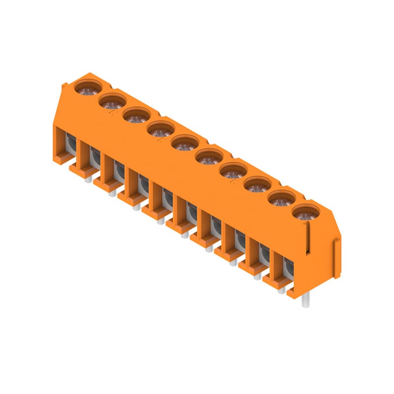 WEIDMULLER - Morsetto per circuito stampato, 160 V, 17.5 A, Passo in mm: 3.50, 1.5 mm², Numero di poli: 10, Collegamento a pressione con staffa, Collegamento a sal