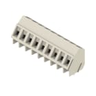 WEIDMULLER - Morsetto per circuito stampato, 320 V, 17.5 A, Passo in mm: 5.00, 2.5 mm², Numero di poli: 9, Collegamento a vite, Collegamento a saldare THT, 135°, B