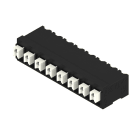 WEIDMULLER - Morsetto per circuito stampato, 320 V, 17.5 A, Passo in mm: 5.00, 1.5 mm², Numero di poli: 8, PUSH IN con tasto di attivazione, Collegamento a saldare