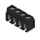 WEIDMULLER - Morsetto per circuito stampato, 250 V, 24 A, Passo in mm: 5.08, 2.5 mm², Numero di poli: 4, Collegamento a pressione con staffa, Collegamento a saldar