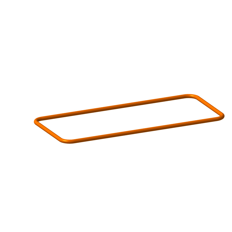 WEIDMULLER - Guarnizione a flangia per connettori industriali, Dimensioni di installazione: 4, Guarnizione: Silicone