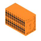 WEIDMULLER - Morsetto per circuito stampato, 200 V, 17.5 A, Passo in mm: 3.50, 1.5 mm², Numero di poli: 20, PUSH IN con attuatore, Collegamento a saldare THT, 90°,