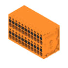 WEIDMULLER - Morsetto per circuito stampato, 200 V, 17.5 A, Passo in mm: 3.50, 1.5 mm², Numero di poli: 22, PUSH IN con attuatore, Collegamento a saldare THT, 90°,