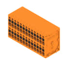 WEIDMULLER - Morsetto per circuito stampato, 200 V, 17.5 A, Passo in mm: 3.50, 1.5 mm², Numero di poli: 26, PUSH IN con attuatore, Collegamento a saldare THT, 90°,