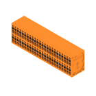 WEIDMULLER - Morsetto per circuito stampato, 200 V, 17.5 A, Passo in mm: 3.50, 1.5 mm², Numero di poli: 48, PUSH IN con attuatore, Collegamento a saldare THT, 90°,