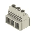 WEIDMULLER - Morsetto per circuito stampato, 1000 V, 76 A, Passo in mm: 10.16, 16 mm², Numero di poli: 3, Collegamento a vite, Collegamento a saldare THT, 90°, Box