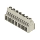 WEIDMULLER - Morsetto per circuito stampato, 1000 V, 76 A, Passo in mm: 10.16, 16 mm², Numero di poli: 7, Collegamento a vite, Collegamento a saldare THT, 90°, Box