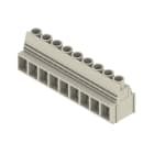 WEIDMULLER - Morsetto per circuito stampato, 1000 V, 76 A, Passo in mm: 10.16, 16 mm², Numero di poli: 9, Collegamento a vite, Collegamento a saldare THT, 90°, Box