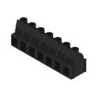 WEIDMULLER - Morsetto per circuito stampato, 1000 V, 76 A, Passo in mm: 12.70, 16 mm², Numero di poli: 7, Collegamento a vite, Collegamento a saldare THT, 90°, Box