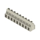 WEIDMULLER - Morsetto per circuito stampato, 1000 V, 76 A, Passo in mm: 12.70, 16 mm², Numero di poli: 9, Collegamento a vite, Collegamento a saldare THT, 90°, Box
