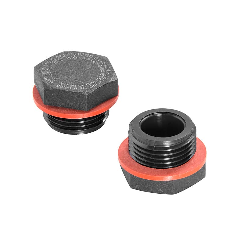 WEIDMULLER - Tappi di chiusura Ex (plastica), M 40, 18 mm, poliammide 6, Silicone