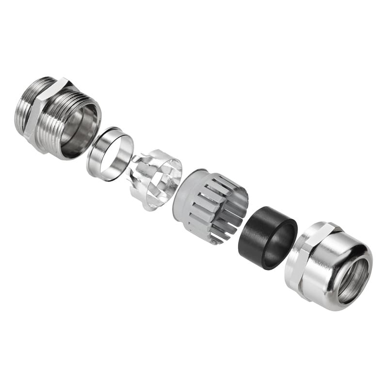 WEIDMULLER - Pressacavo (metallo), VG EMV GEN 4 (pressacavo EMC con gabbia di serraggio), M 12, 6 mm, OD min. 3 - OD max. 6.5 mm, IP54, IP66, IP67, IP68 - 5 bar (3