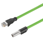 WEIDMULLER - Inserto dati con cavo (connettori industriali), Lunghezza del cavo: 5 m, Cat. 5e, 100 MBit/s