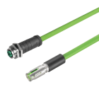 WEIDMULLER - Inserto dati con cavo (connettori industriali), Lunghezza del cavo: 5 m, Cat. 5e, 100 MBit/s