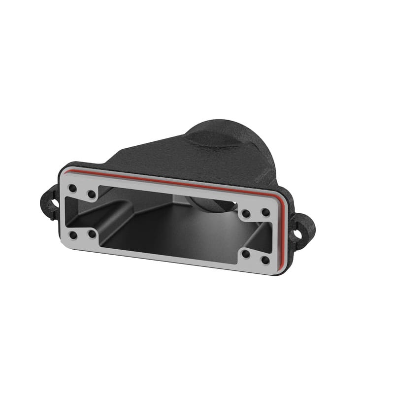 WEIDMULLER - Custodia connettori industriali, Coperchio, Collegamento a staffa di serraggio, Dimensioni di installazione: 8, IP68, IP69, in stato collegato