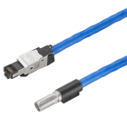 WEIDMULLER - Inserto dati con cavo (connettori industriali), Lunghezza del cavo: 0.5 m, Cat. 5e, 100 MBit/s