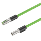 WEIDMULLER - Inserto dati con cavo (connettori industriali), Lunghezza del cavo: 4 m, Cat. 6A, 10 Gbps, 10 Gbit/s