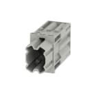 WEIDMULLER - Inserto modulo per connettori industriali (potenza/segnale), 1000 V, 200 A, Numero di poli: 1, Collegamento a crimpare, Maschio, Slot a innesto necess