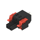 WEIDMULLER - Connettore PCB (collegamento del conduttore), 1000 V, 41 A, Passo in mm: 7.62, 6 mm², Numero di poli: 2, PUSH IN con attuatore, Box