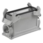 WEIDMULLER - Custodia connettori industriali, Custodia di base, Gancio trasversale in basso, Dimensioni di installazione: 6, IP65, in stato collegato