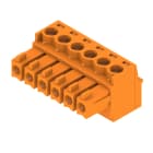 WEIDMULLER - Connettore PCB (collegamento del conduttore), 160 V, 17.5 A, Passo in mm: 3.81, 1.5 mm², Numero di poli: 6, Collegamento a vite, Box