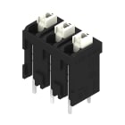 WEIDMULLER - Morsetto per circuito stampato, 320 V, 17.5 A, Passo in mm: 5.08, 1.5 mm², Numero di poli: 3, PUSH IN con attuatore, Collegamento a saldare THT/THR, 1