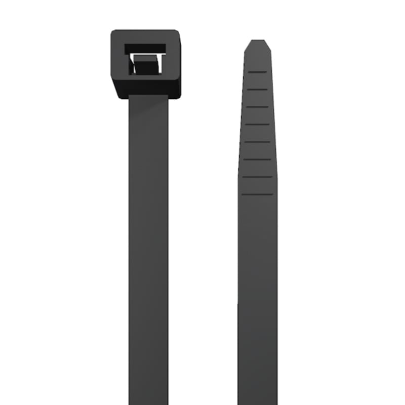 WEIDMULLER - Fascetta serracavo, Larghezza: 4.5 mm, 220 N, nero, Classe d'infiammabilità UL 94: V-2, Campo delle temperature di impiego : -40...125 °C