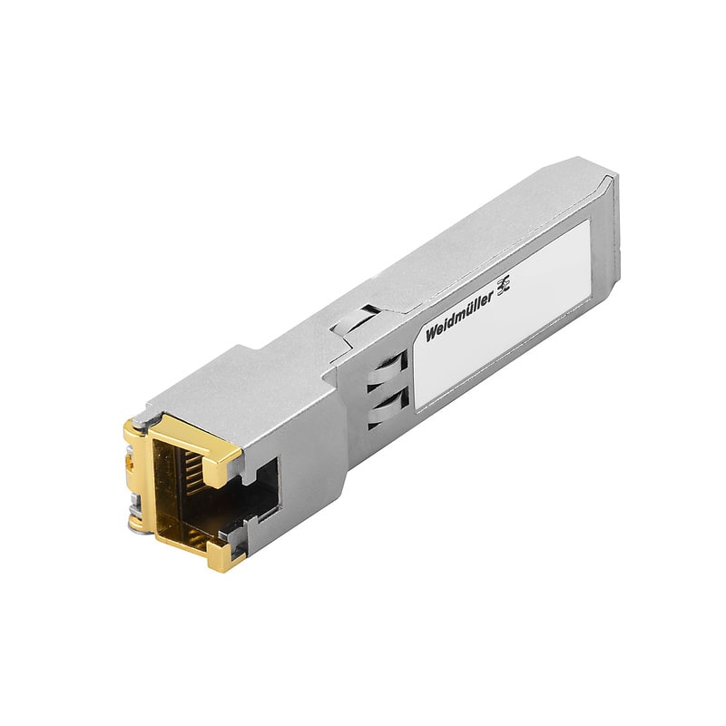 WEIDMULLER - SFP Transceiver, 10/100/1000 MBit/s, RJ45, 0.1 km, -40 °C-85 °C
