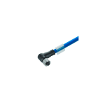 WEIDMULLER - Cavo per installazioni ferroviarie Ethernet (confezionato), Codificato D M12 – presa angolata IP67, aperto, Numero di poli: 4, Lunghezza: 10 m