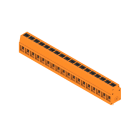 WEIDMULLER - Morsetto per circuito stampato, 350 V, 24 A, Passo in mm: 5.00, 2.5 mm², Numero di poli: 18, PUSH IN con attuatore, Collegamento a saldare THT, 90°, B
