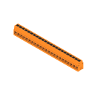 WEIDMULLER - Morsetto per circuito stampato, 350 V, 24 A, Passo in mm: 5.00, 2.5 mm², Numero di poli: 23, PUSH IN con attuatore, Collegamento a saldare THT, 90°, B