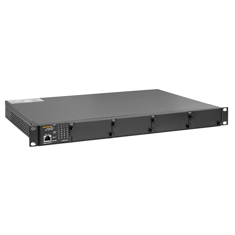 WEIDMULLER - Switch rete, managed, Fast/Gigabit/10-Gigabit Ethernet, fino a 28 (a seconda dei moduli di interfaccia dei supporti utilizzati), -40 °C...85 °C, IP30