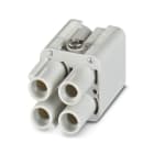 WEIDMULLER - Inserto di contatto (Connettori a innesto industriali), Femmina, 400 V, 40 A, Numero di poli: 3, Contatto a crimpare, Dimensioni di installazione: 1