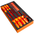 WEIDMULLER - Inserto (carrello da officina), con utensili, Posizione verticale: 390 mm, Larghezza: 185 mm, Profondità: 50 mm