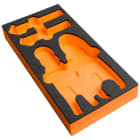 WEIDMULLER - Inserto (carrello da officina), con utensili, Posizione verticale: 390 mm, Larghezza: 185 mm, Profondità: 50 mm