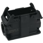 WEIDMULLER - Custodia connettori industriali, Custodia di base, Gancio trasversale in basso, Dimensioni di installazione: 6, IP65, in stato collegato