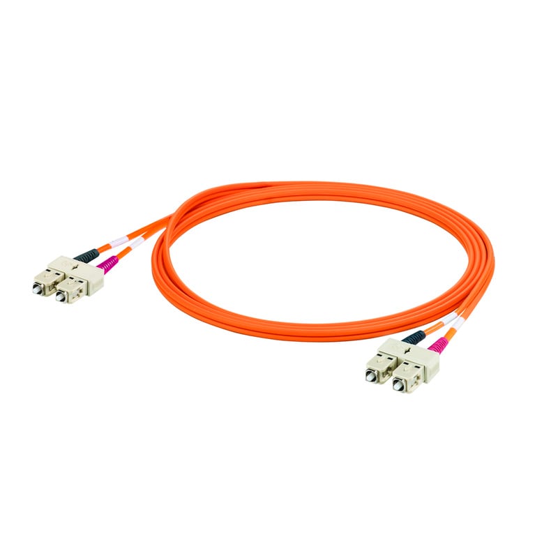 WEIDMULLER - (Preconfezionato) Cavo dati in fibra ottica, ZIPCORD, SC Duplex IP20, SC Duplex IP20, PVC, 50 µm, 100 m