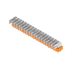 WEIDMULLER - Morsetto per circuito stampato, 320 V, 24 A, Passo in mm: 5.00, Numero di poli: 19, Collegamento a spina piatta, Collegamento a saldare THT, 90°, Box